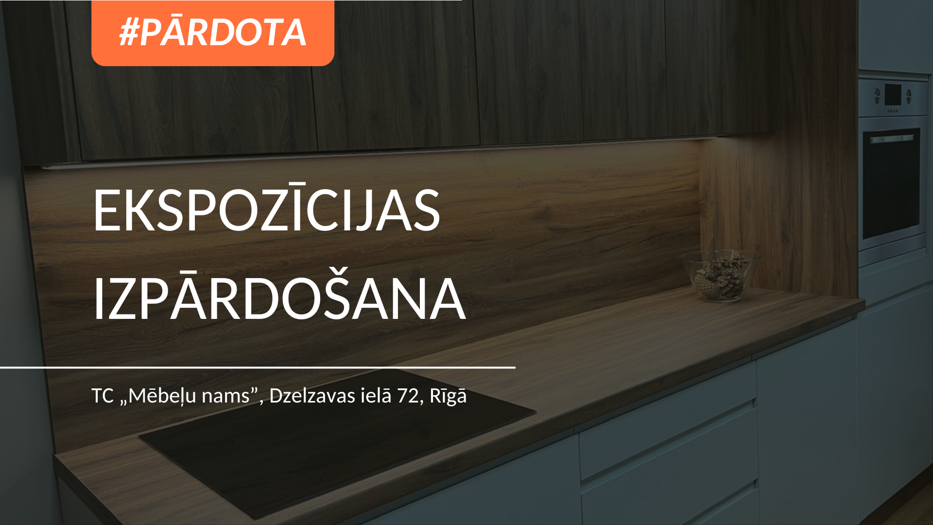 Pārdota Virtuves mēbeles -Ekspozīcijas izpārdošana MK Virtuves