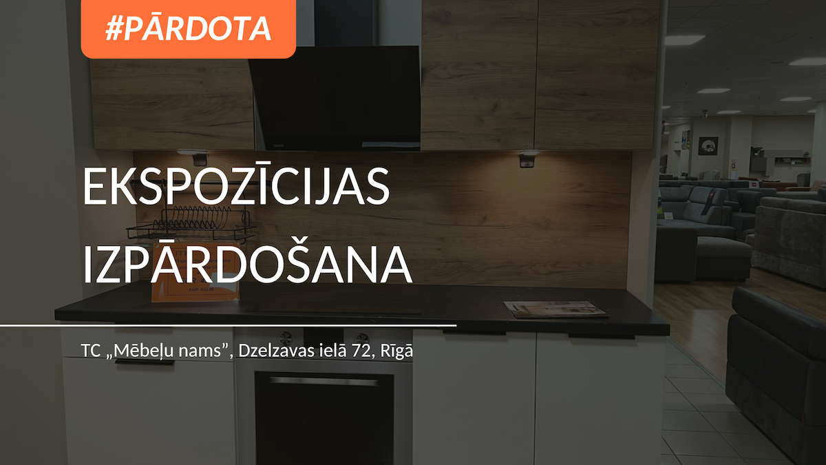 Ekspozīcijas izpārdošana Light Rīgā