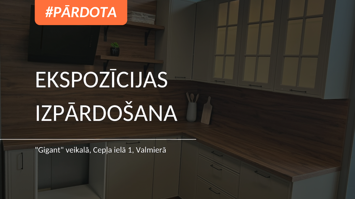 MK VIRTUVES ekspozīcijas izpārdošana Valmierā