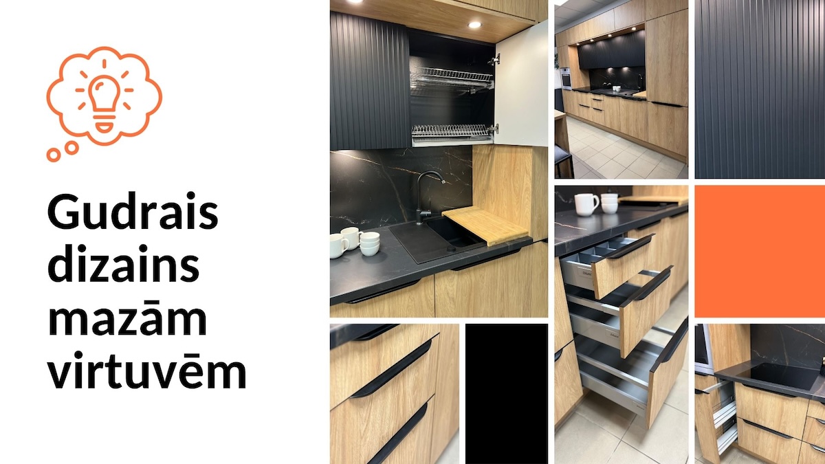 Dizains mazām virtuvēm