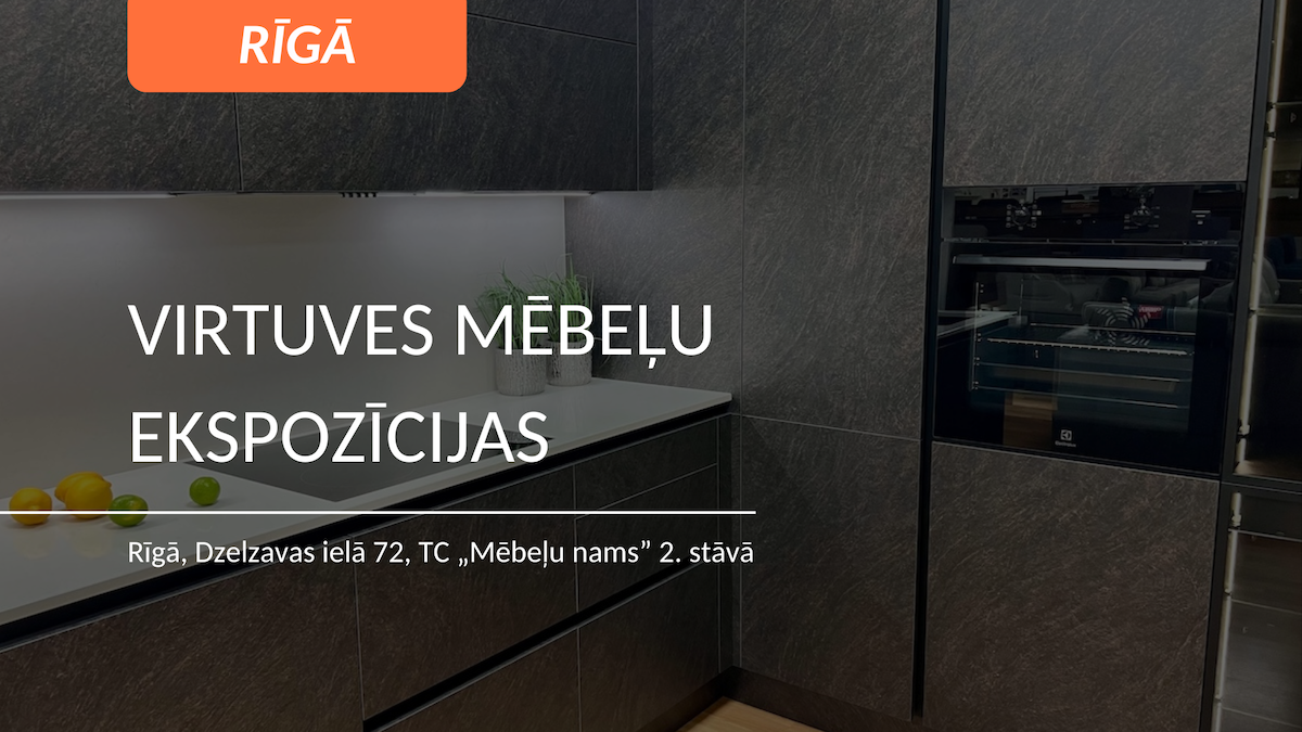 MK Virtuves_Rīgā, Dzelzavas ielā 72, TC „Mēbeļu nams” 2. stāvā