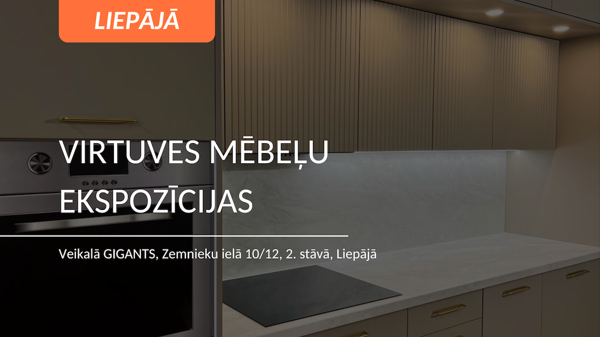 Veikalā GIGANTS, Zemnieku ielā 1012, 2. stāvā, Liepājā