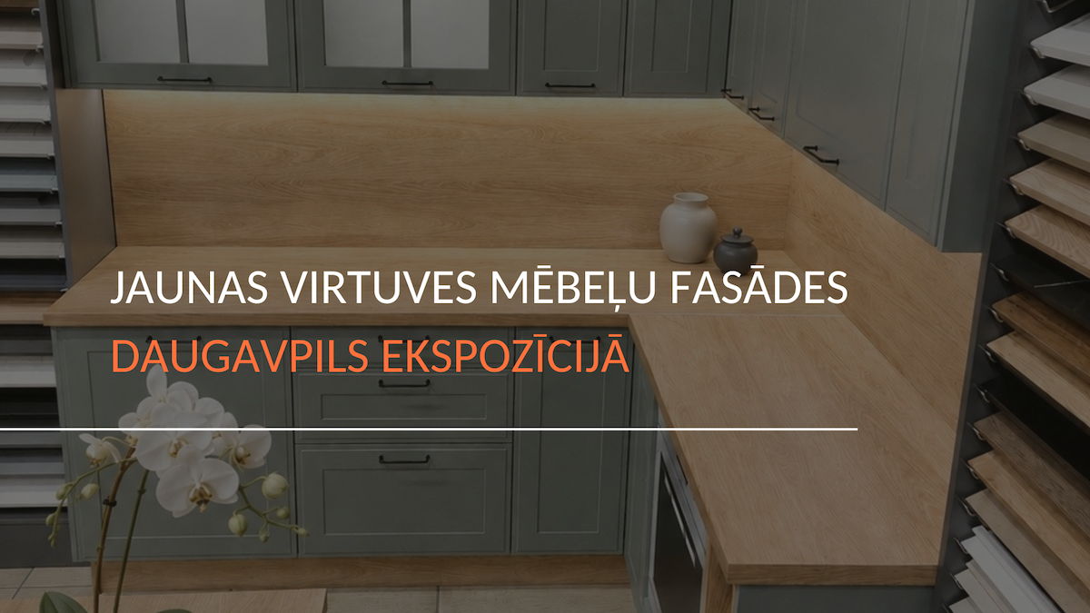 MK Virtuves Daugavpils filiālē esam atsvaidzinājuši vienu no mūsu virtuves ekspozīcijām, nomainot tikai virtuves fasādes.
